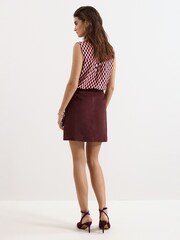 Phase Eight Roselle Suede Skirt - Image 2 of 7