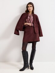 Phase Eight Roselle Suede Skirt - Image 5 of 7