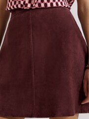 Phase Eight Roselle Suede Skirt - Image 6 of 7