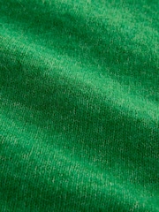 Bright Green Soft Touch Crew Neck Knitted Jumper with Alpaca - Image 7 of 7