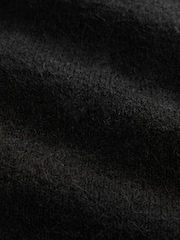 Black Sleeveless Knitted Crew Tank Vest Top with Alpaca - Image 8 of 8
