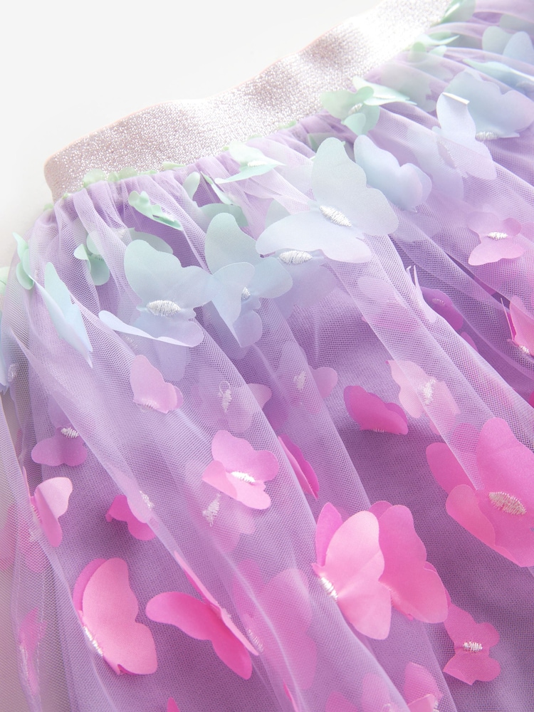 Multi Butterfly T-Shirt and Skirt Set (3-14yrs) - Image 9 of 10