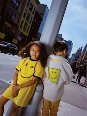 Marc Jacobs Cream Cream Reversible Fleece Jacket With Back Print - Image 3 of 8