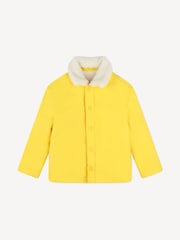 Marc Jacobs Cream Cream Reversible Fleece Jacket With Back Print - Image 7 of 8