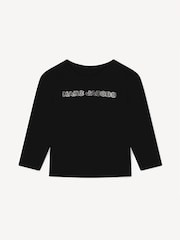 Marc Jacobs Logo Long Sleeve Black T-Shirt - Image 1 of 2