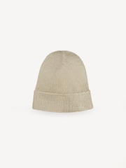 Marc Jacobs Gold Marc Jacobs Gold Logo Beanie Hat - Image 2 of 3