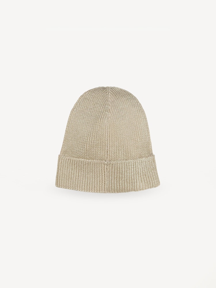 Marc Jacobs Gold Marc Jacobs Gold Logo Beanie Hat - Image 2 of 3