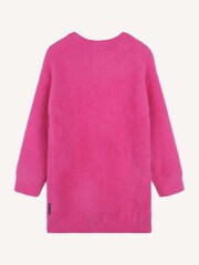 Marc Jacobs Pink Knitted Jumper Dress With Logo Cross-Body Bag Design - Image 2 of 2
