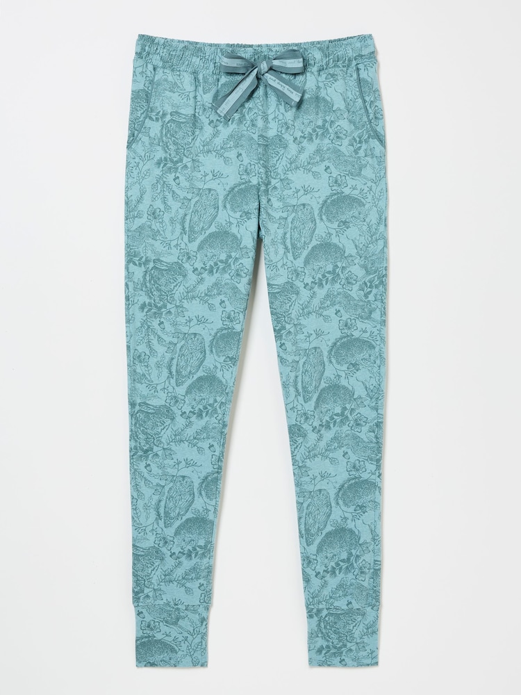 FatFace Ellie Teal Green Ellie Woodland Pyjama Bottoms - Image 6 of 6 FatFace Ellie Teal Green Ellie Woodland Pyjama Bottoms - Image 6 of 6