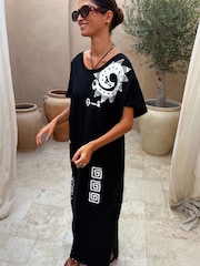 Never Fully Dressed Black Dolce Vita T-Shirt Dress - Image 1 of 5
