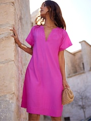 Ro&Zo Gathered Neck Short Dress - Bild 1 von 5