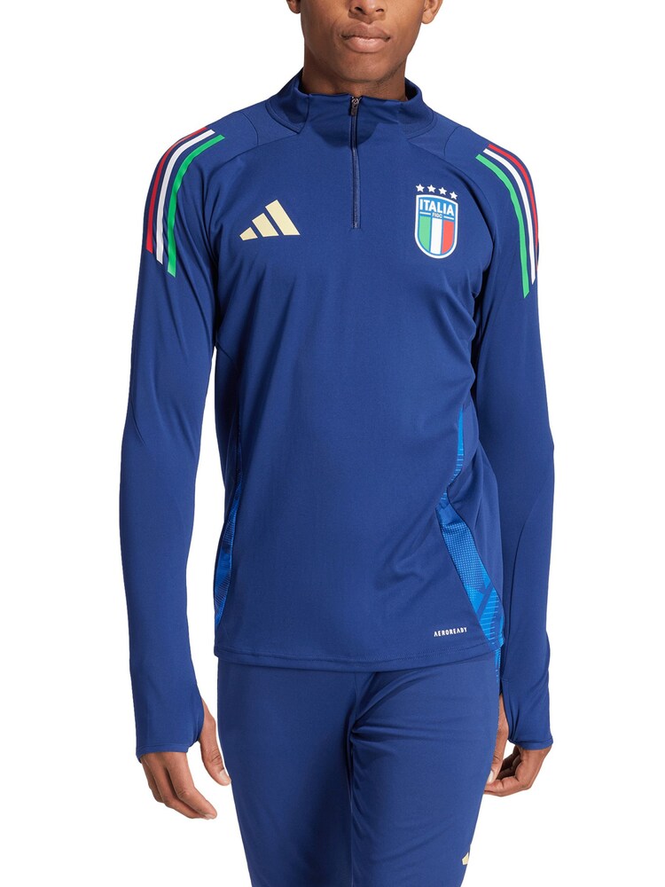 adidas Blue Italy Training Top - Image 1 of 3