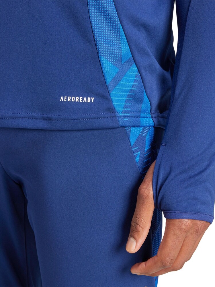 adidas Blue Italy Training Top - Image 2 of 3