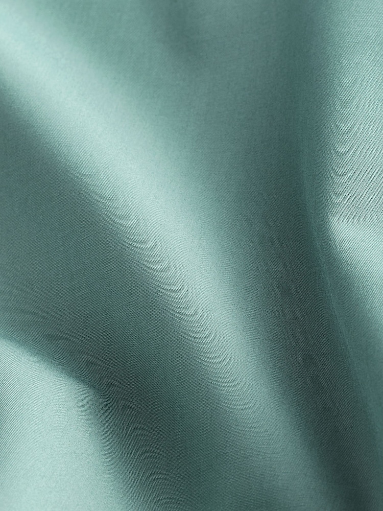 Seafoam Green Regular Fit Easy Care Single Cuff Smart Shirt - Image 6 of 7
