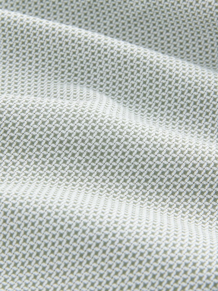 Sage Green Regular Fit Trimmed Easy Care Single Cuff Oxford Shirt - Image 9 of 9 Sage Green Regular Fit Trimmed Easy Care Single Cuff Oxford Shirt - Image 9 of 9