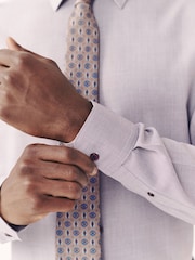 Damson Pink Slim Fit Shirt And Tie Set - Image 3 of 5