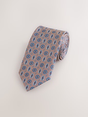 Damson Pink Slim Fit Shirt And Tie Set - Image 4 of 5