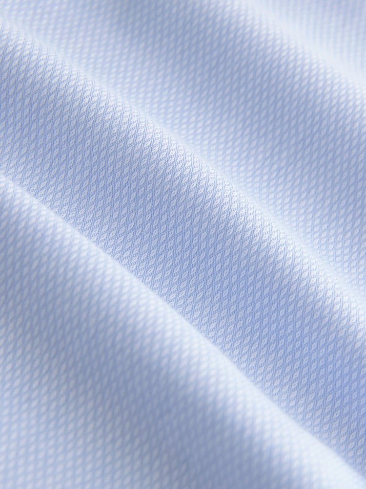 White/Blue Polka Dot Slim Fit Occasion Shirt And Tie Pack - Image 7 of 7