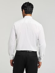Weiß und Schwarz - Reguläre Passform - Hemd mit Krawatte im Set - Bild 2 von 7