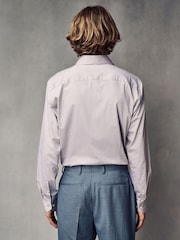 Бежево-коричневый - 100% Cotton Textured Twill Shirt - Изображение 3 из 9
