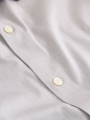 Бежево-коричневый - 100% Cotton Textured Twill Shirt - Изображение 9 из 9