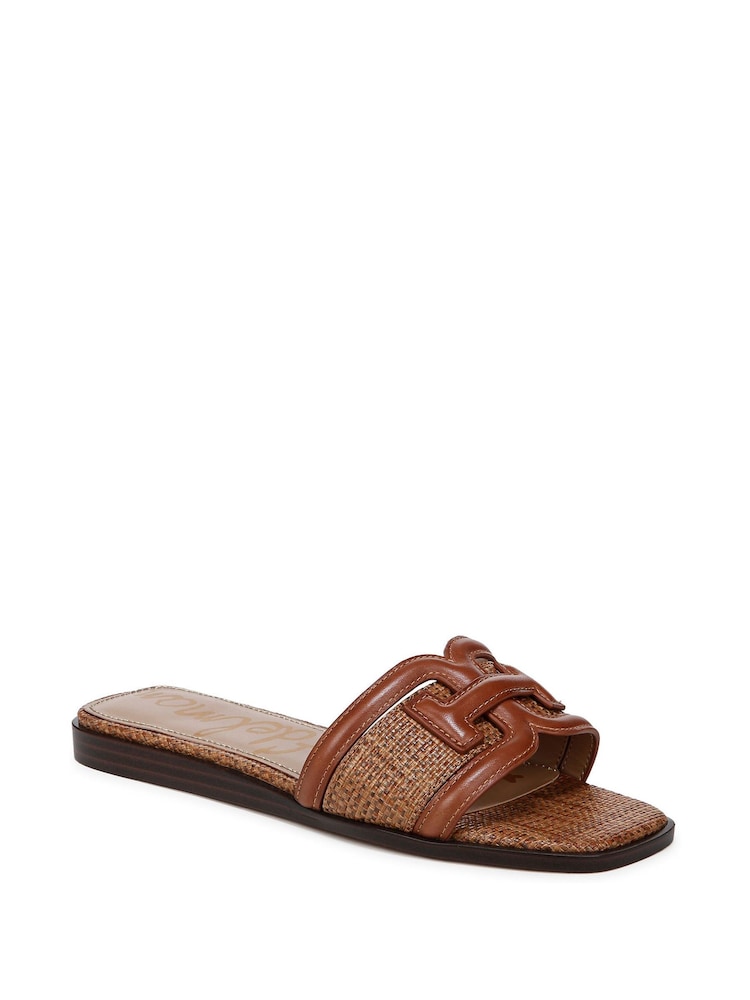 Buy Sam Edelman Irina Slider Sandals from Next USA Sam Edelman Size 7 Irina Sandals Brown Weave main image 0