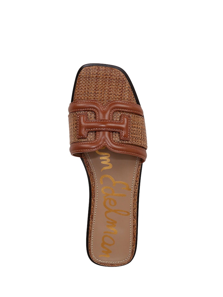Buy Sam Edelman Irina Slider Sandals from Next USA Sam Edelman Size 7 Irina Sandals Brown Weave main image 1