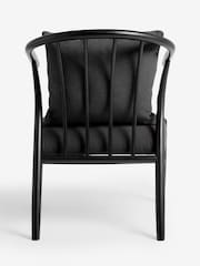 Jasper Conran London Charcoal Flannel Bray Accent Chair - Image 5 of 7