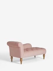 Shabby Chic by Rachel Ashwell® Blush Pink Velvet Delilah Chaise Longue Sofa - Image 5 of 8