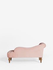 Shabby Chic by Rachel Ashwell® Blush Pink Velvet Delilah Chaise Longue Sofa - Image 8 of 8