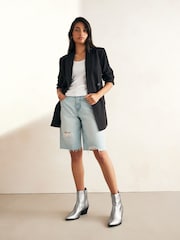 فضي - Forever Comfort® Cowboy Ankle Boots - صورة 2 من 8