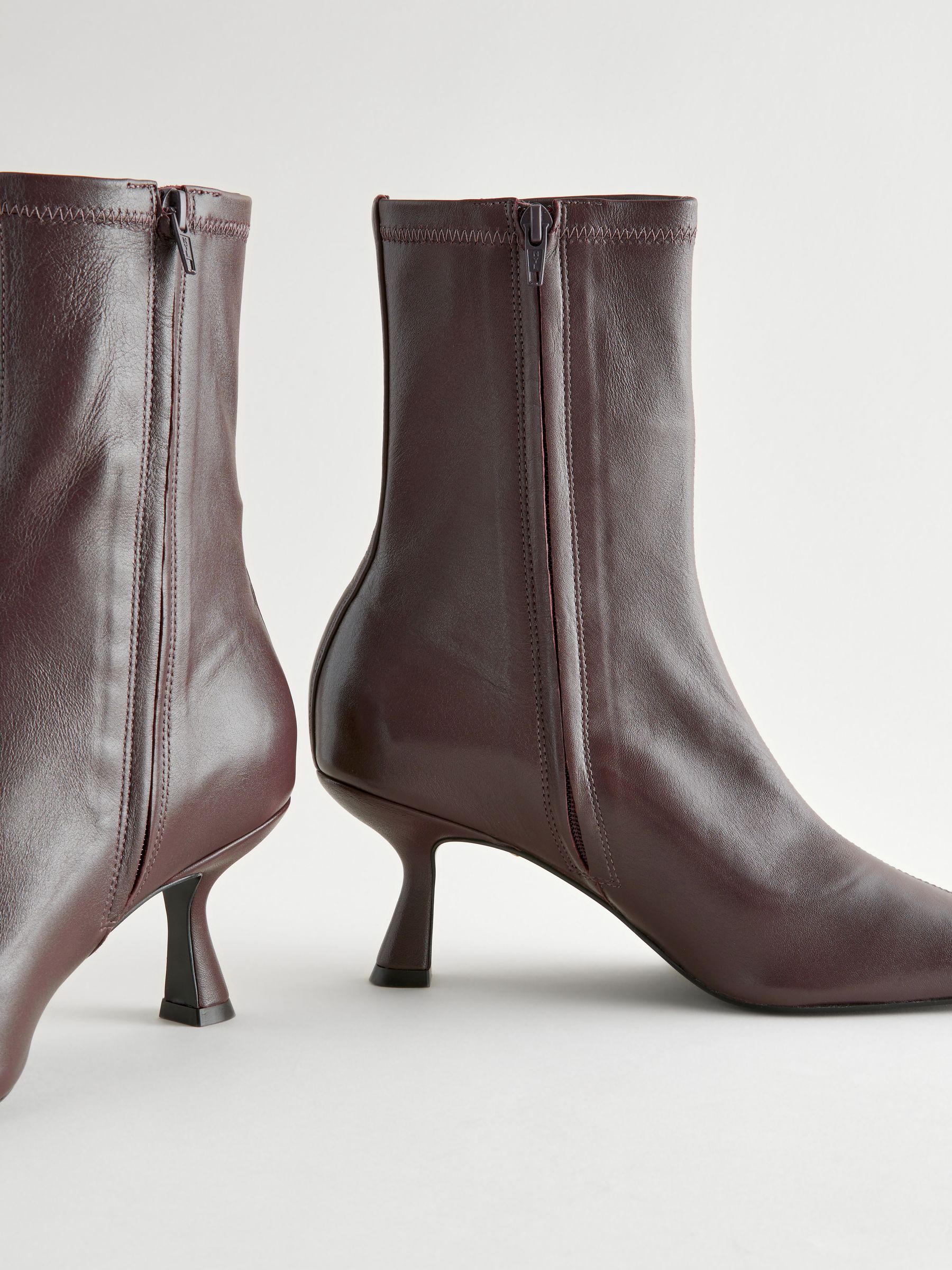 Womens leather sock boots on sale