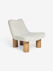 MADE.COM Off White Pax Boucle Wray Accent Chair - Image 5 of 6