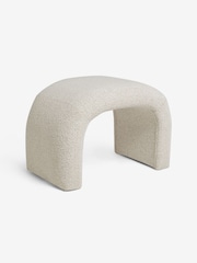 MADE.COM Off White Pax Boucle Beryl Stool - Image 5 of 6