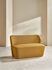 MADE.COM Ochre Yellow Pax Boucle Topeka Small 2 Seater Sofa - Image 2 of 4