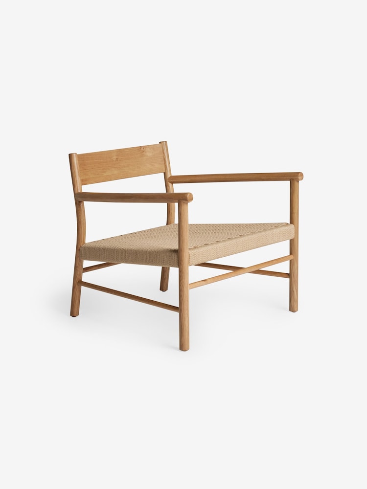MADE.COM Rhye Solid Wood Accent Chair - Image 1 of 2