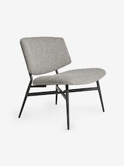 MADE.COM Grey Marl Pax Boucle Kuta Accent Chair - Image 6 of 7