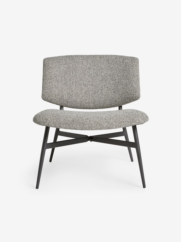 MADE.COM Grey Marl Pax Boucle Kuta Accent Chair - Image 7 of 7