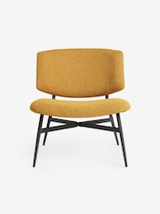 MADE.COM Ochre Yellow Pax Boucle Kuta Accent Chair - Image 5 of 7