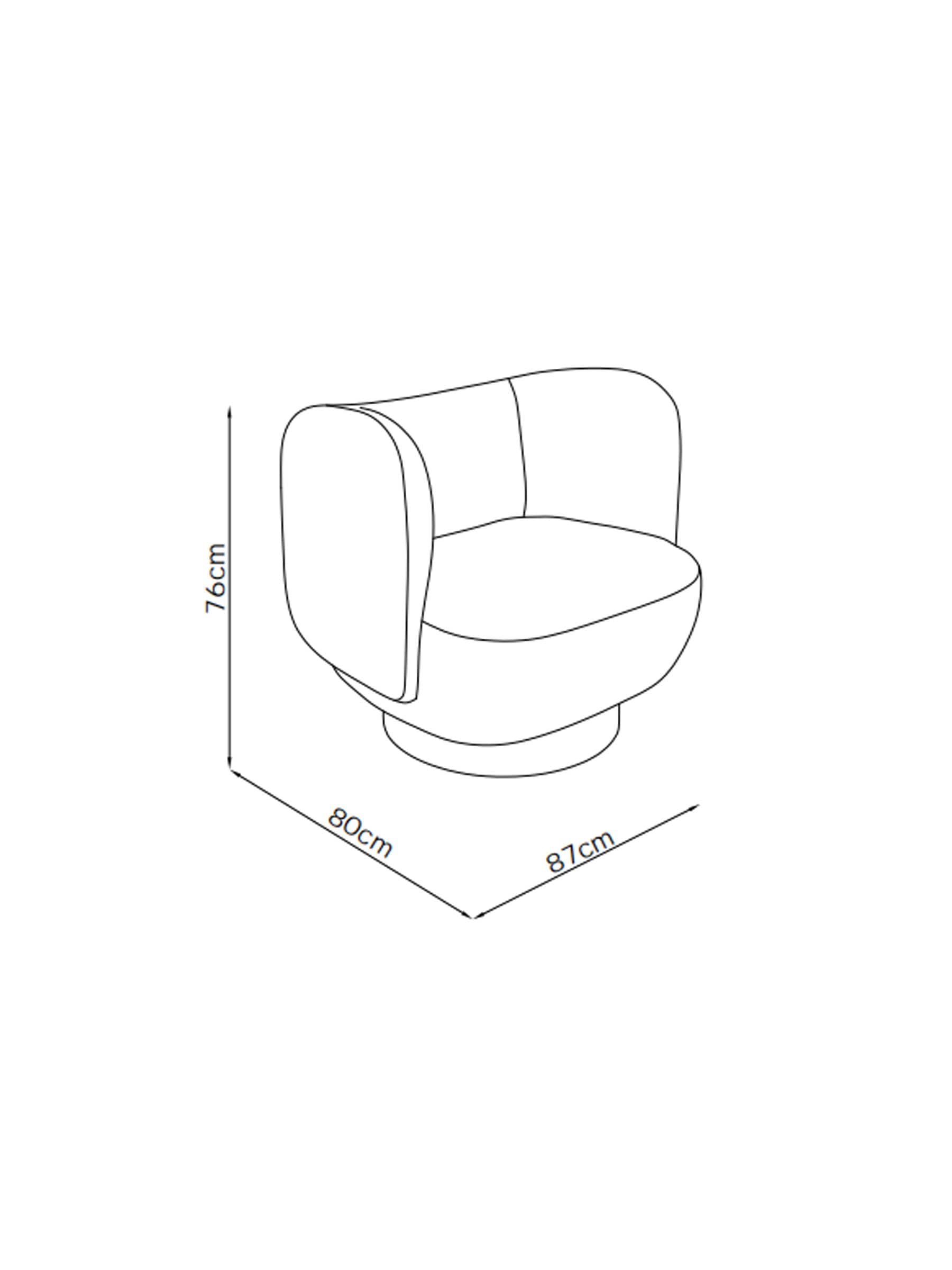 Buy MADE.COM Steel Grey Blue Velvet Novara Swivel Accent Chair