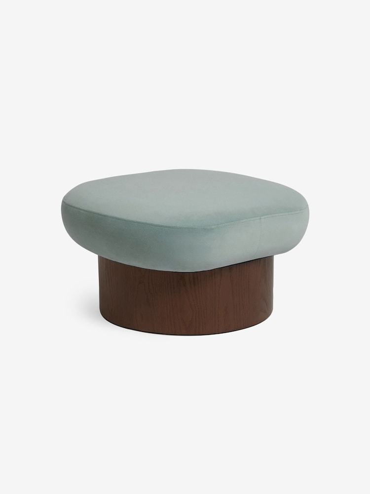 MADE.COM Steel Grey Blue Novara Storage Footstool - Image 6 of 6 MADE.COM Steel Grey Blue Novara Storage Footstool - Image 6 of 6