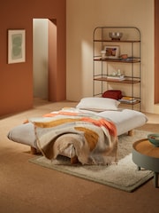MADE.COM Off White Pax Boucle Jude 3 Seater Sofa Bed - Image 2 of 7