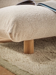 MADE.COM Off White Pax Boucle Jude 3 Seater Sofa Bed - Image 3 of 7