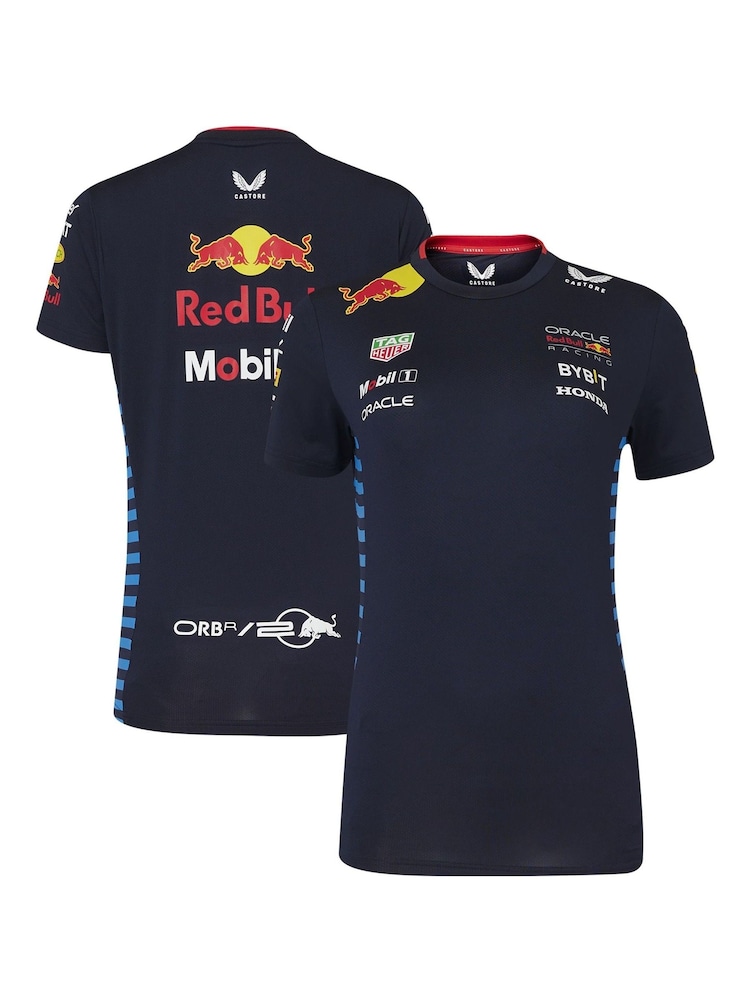 Fanatics Womens F1 Red Bull Racing 2024 Team Set Up Blue T-Shirt - Image 1 of 3