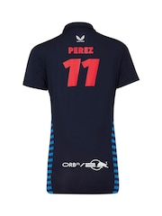 Fanatics Womens F1 Red Bull Racing 2024 Sergio Perez Team Blue Polo Shirt - Image 3 of 3