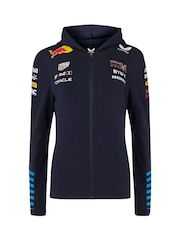 Fanatics Womens F1 Red Bull Racing 2024 Team Full Zip Blue Hoodie - Image 2 of 3