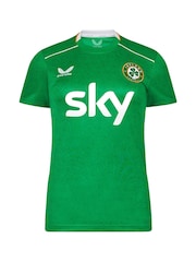 Castore Green Womens Republic of Ireland Home Shirt 2024 - Image 2 of 3