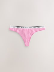 Valentines Thong Logo Knickers 4 Pack - Image 5 of 7