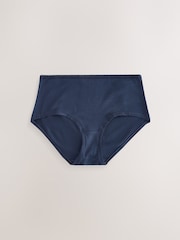 Navy/Pink/Cream Midi Thong Modal Logo Ultimate Comfort Knickers 4 Pack - Image 2 of 7