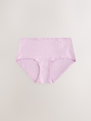 Navy/Pink/Cream Midi Thong Modal Logo Ultimate Comfort Knickers 4 Pack - Image 4 of 7